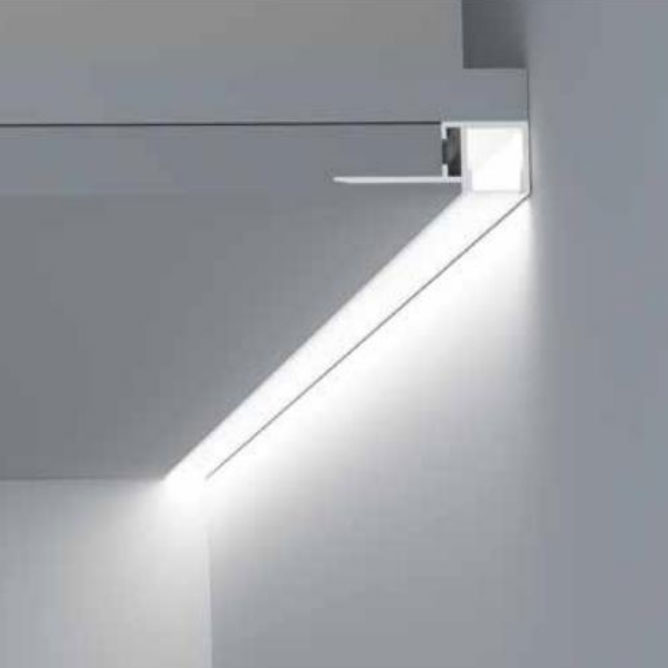 Plaster-In Wall Wash LED Channel, 10.3mm Narrow Beam, For 10mm LED Strips Plaster-In Wall Wash LED Channel, 10.3mm Narrow Beam, For 10mm LED Strips